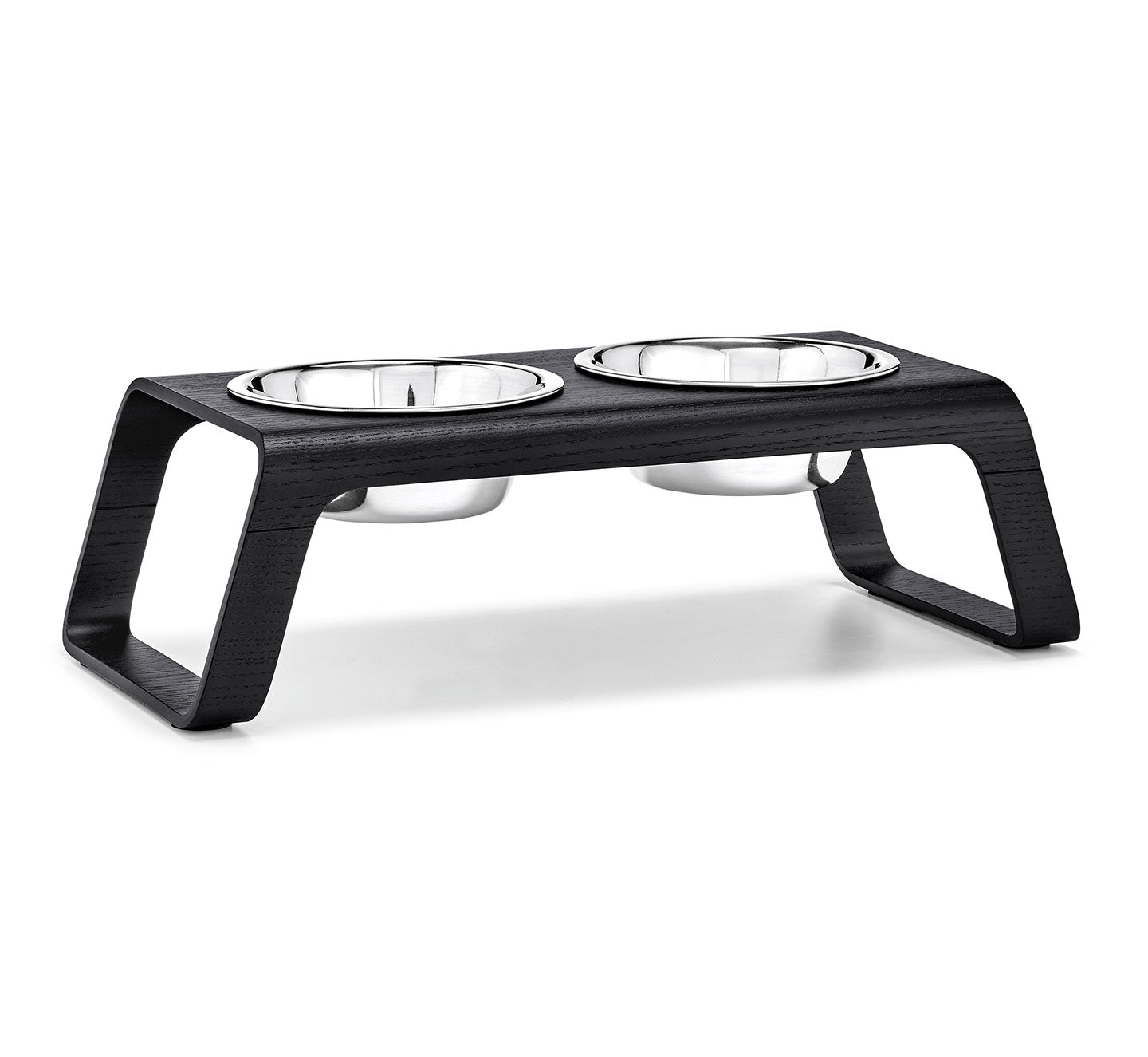 MiaCara (ミアカラ) Desco Dog Feeder ash black stained