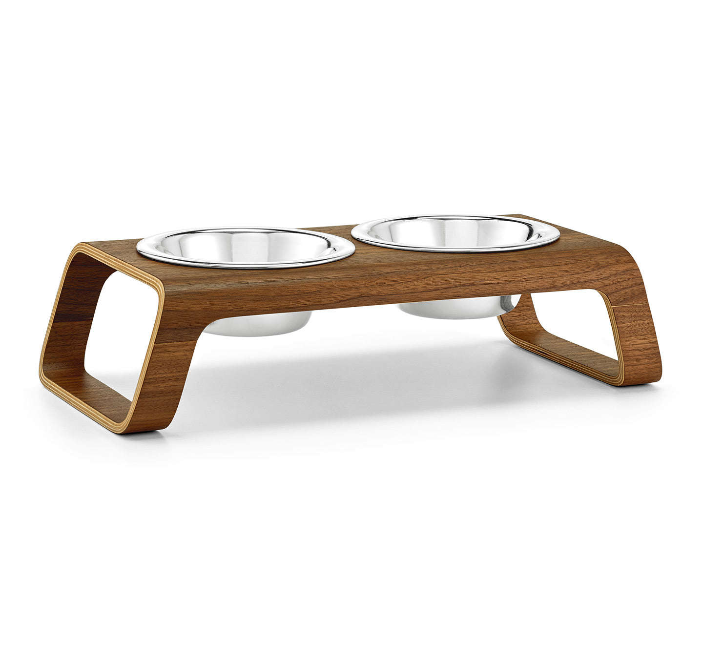MiaCara (ミアカラ) Desco Dog Feeder walnut